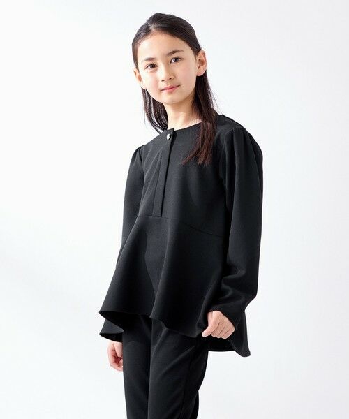 UNFILO / アンフィーロ シャツ・ブラウス | 【110-150cm】BEAUTY MOVE ペプラムブラウス | 詳細11