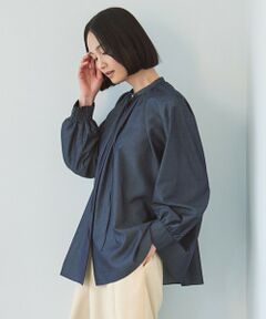 セール】 ラメリンクルシフォン ブラウス （シャツ・ブラウス