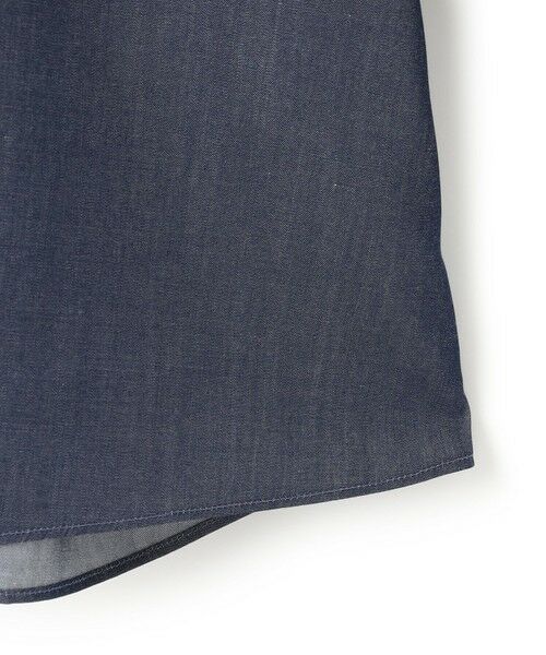 UNFILO / アンフィーロ シャツ・ブラウス | シャンブレーデニム ギャザーブラウス | 詳細7