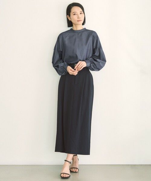 UNFILO / アンフィーロ シャツ・ブラウス | シャンブレーデニム ショルダータックブラウス | 詳細3