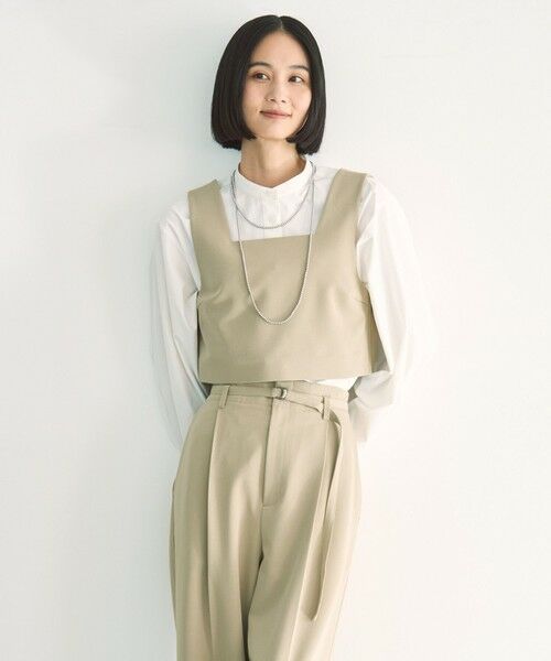 UNFILO / アンフィーロ シャツ・ブラウス | バンドカラー コンフォートシャツ | 詳細1