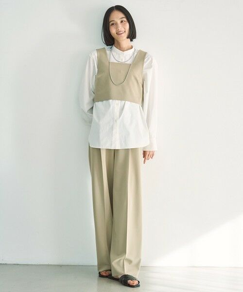 UNFILO / アンフィーロ シャツ・ブラウス | バンドカラー コンフォートシャツ | 詳細3