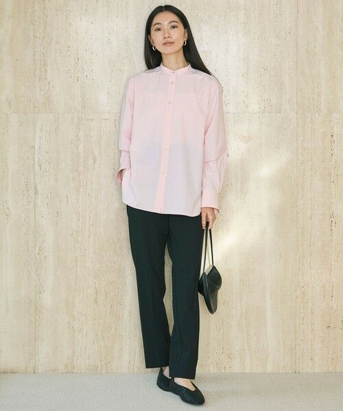 UNFILO / アンフィーロ シャツ・ブラウス | バンドカラー コンフォートシャツ | 詳細5