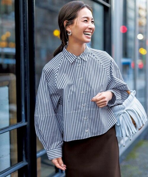 UNFILO / アンフィーロ シャツ・ブラウス | コットンブロード フォルムシャツ | 詳細18