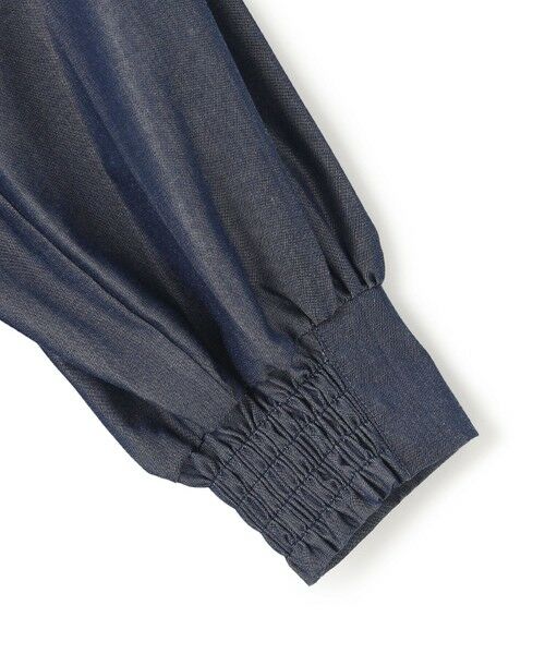UNFILO / アンフィーロ シャツ・ブラウス | シャンブレーデニム ギャザーブラウス | 詳細6