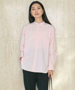 UNFILO / アンフィーロ シャツ・ブラウス | バンドカラー コンフォートシャツ