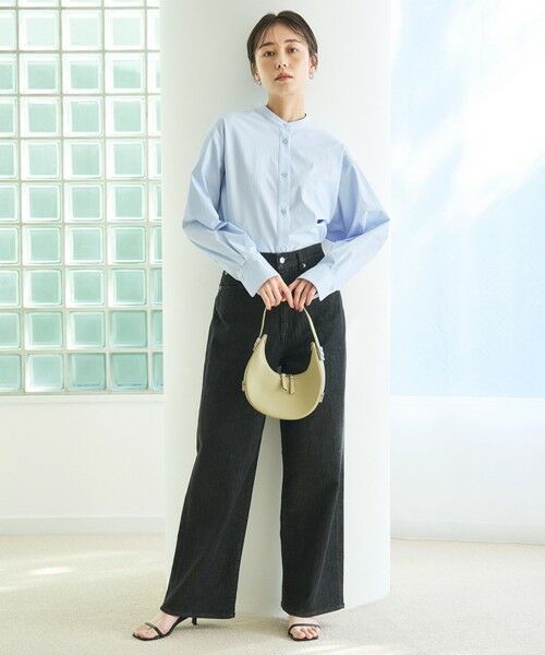 UNFILO / アンフィーロ シャツ・ブラウス | バンドカラー コンフォートシャツ | 詳細17