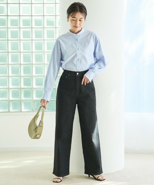 UNFILO / アンフィーロ シャツ・ブラウス | バンドカラー コンフォートシャツ | 詳細18