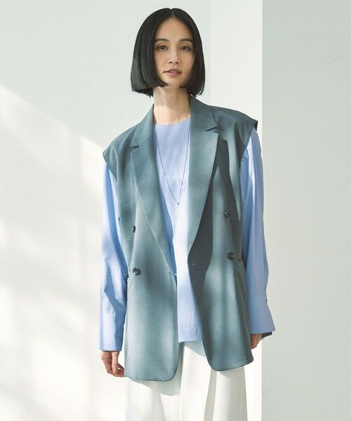 UNFILO / アンフィーロ シャツ・ブラウス | ノーカラーコンフォートシャツ | 詳細5