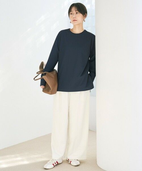 UNFILO / アンフィーロ シャツ・ブラウス | ノーカラーコンフォートシャツ | 詳細16