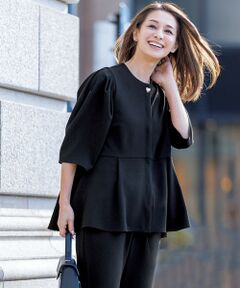 UNFILO / アンフィーロ シャツ・ブラウス | 【VERY×UNFILOコラボ】BEAUTY MOVE ペプラムブラウス