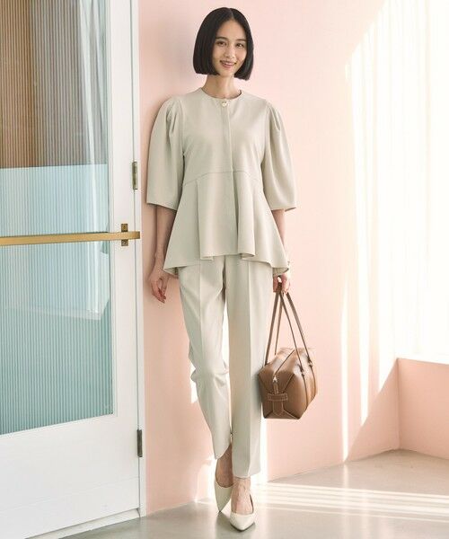 UNFILO / アンフィーロ シャツ・ブラウス | 【VERY×UNFILOコラボ】BEAUTY MOVE ペプラムブラウス | 詳細1