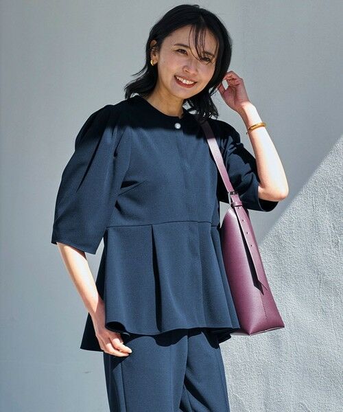 UNFILO / アンフィーロ シャツ・ブラウス | 【VERY×UNFILOコラボ】BEAUTY MOVE ペプラムブラウス | 詳細17