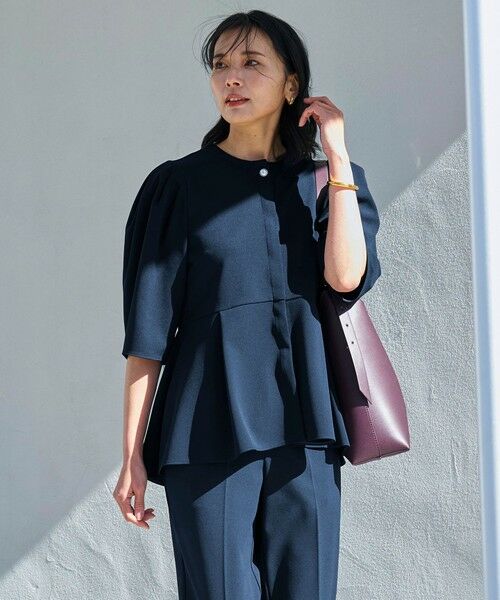 UNFILO / アンフィーロ シャツ・ブラウス | 【VERY×UNFILOコラボ】BEAUTY MOVE ペプラムブラウス | 詳細18