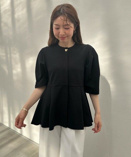 新品未使用MyuペプラムロングジレSTORYコラボ ブラック Myu]ペプラムロングジレ | KOBUNSHA SELECT SHOP | [Myu