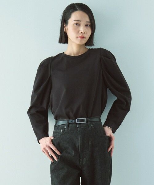 UNFILO/アンフィーロ 【抗菌防臭/ストレッチ】タックスリーブT ブラック XL UNFILO/アンフィーロ 【抗菌防臭/ストレッチ】タックスリーブT ブラック XL