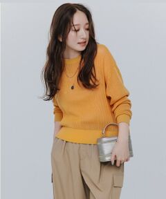 UNFILO / アンフィーロ ニット・セーター | メッシュ クロップドニット