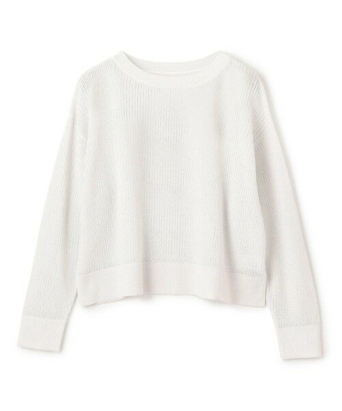 UNFILO / アンフィーロ ニット・セーター | メッシュ クロップドニット | 詳細2