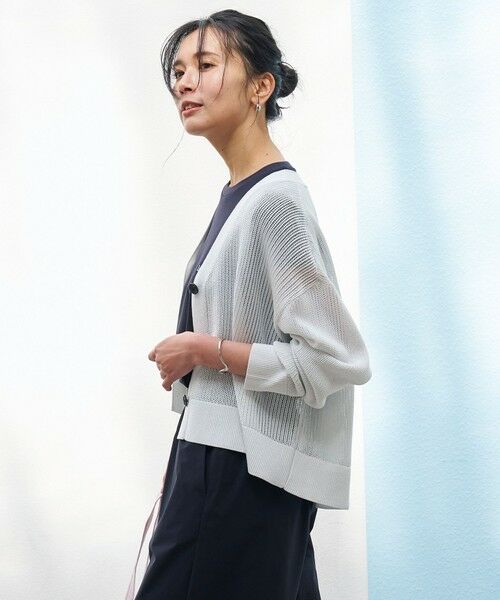UNFILO / アンフィーロ カーディガン・ボレロ | メッシュニット カーディガン | 詳細2