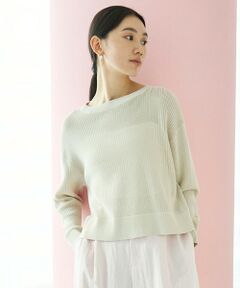 UNFILO / アンフィーロ ニット・セーター | メッシュ クロップドニット