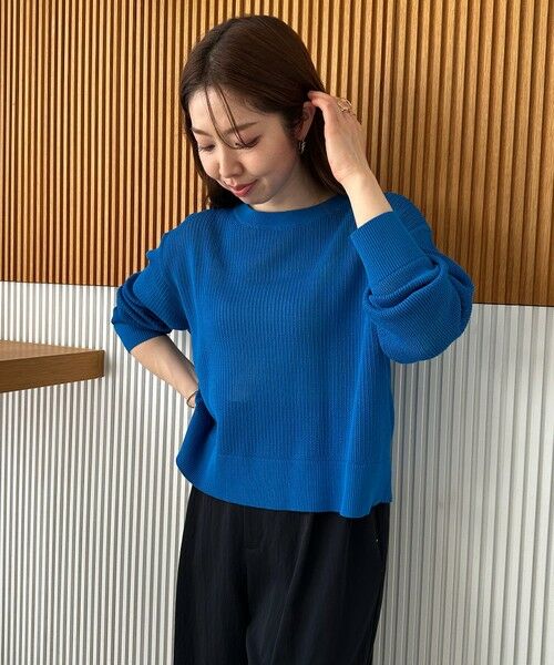 UNFILO / アンフィーロ ニット・セーター | メッシュ クロップドニット | 詳細21