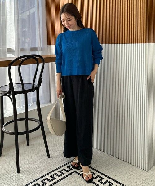 UNFILO / アンフィーロ ニット・セーター | メッシュ クロップドニット | 詳細22