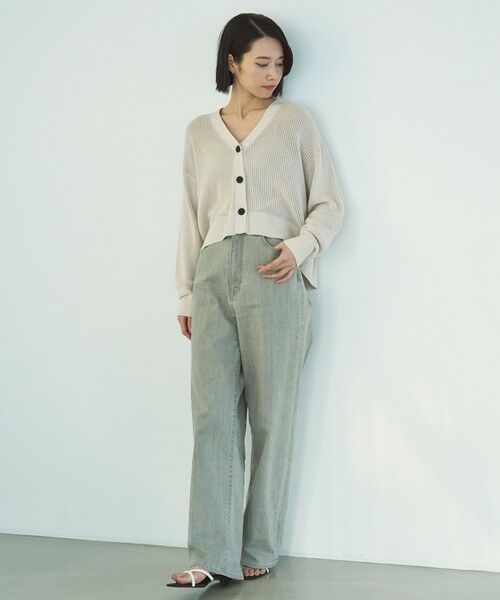 UNFILO / アンフィーロ カーディガン・ボレロ | メッシュニット カーディガン | 詳細7