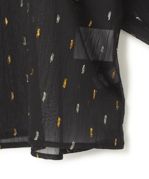 UNFILO / アンフィーロ シャツ・ブラウス | ラメリンクルシフォン ブラウス | 詳細7