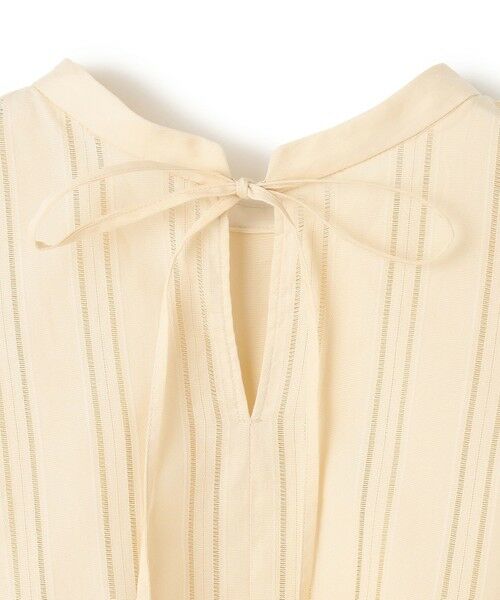UNFILO / アンフィーロ シャツ・ブラウス | ストライプレース 2WAY パフスリーブブラウス | 詳細17