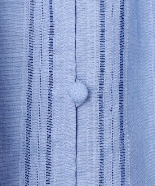 UNFILO / アンフィーロ シャツ・ブラウス | ストライプレース ギャザーブラウス | 詳細18