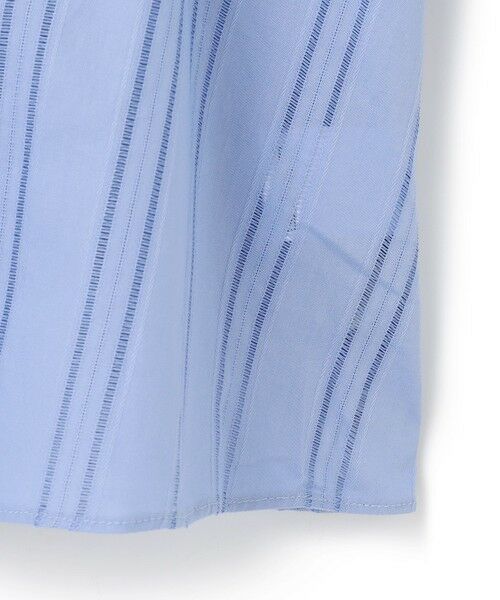 UNFILO / アンフィーロ シャツ・ブラウス | ストライプレース ギャザーブラウス | 詳細17