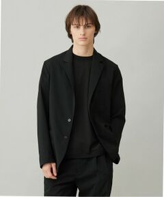 アンシャントマンルシェルブルーロングジャケットテーラード