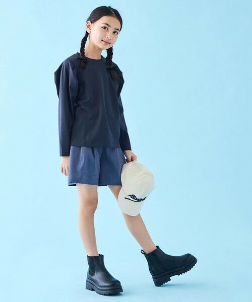 UNFILO / アンフィーロ カットソー | 【110-150cm】タックスリーブTシャツ | 詳細7