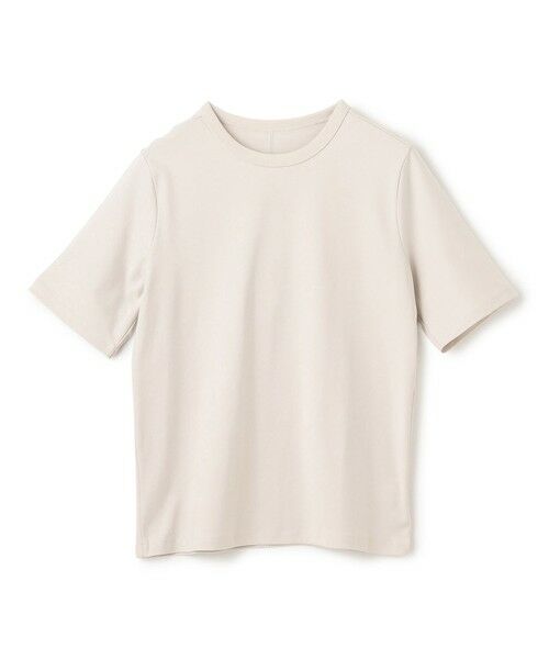 UNFILO/アンフィーロ 【ストレッチ/UVケア】BEAUTYFORM-Tコットン ベーシックTシャツ グレージュ S UNFILO/アンフィーロ 【ストレッチ/UVケア】BEAUTYFORM-Tコットン ベーシックTシャツ グレージュ S