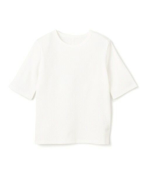 UNFILO/アンフィーロ 【抗菌防臭/UVケア】テレコ ハーフスリーブTシャツ オフ M UNFILO/アンフィーロ 【抗菌防臭/UVケア】テレコ ハーフスリーブTシャツ オフ M