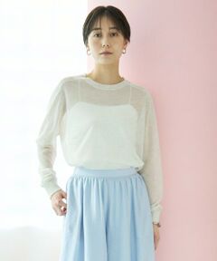 UNFILO / アンフィーロ ニット・セーター | ラメシアー ニット