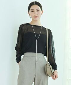 UNFILO / アンフィーロ ニット・セーター | ラメシアー ニット