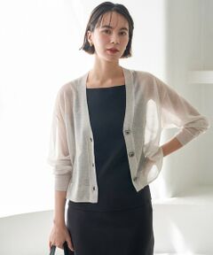 UNFILO / アンフィーロ カーディガン・ボレロ | ラメシアー カーディガン