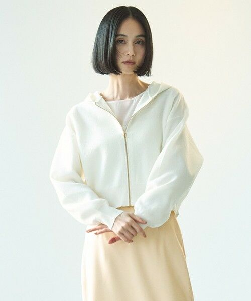 UNFILO / アンフィーロ ニット・セーター | シアーダンボールニット ZIPフーディ | 詳細2