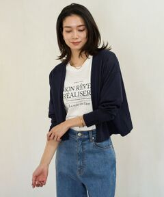 UNFILO / アンフィーロ カーディガン・ボレロ | イージー ショート カーディガン