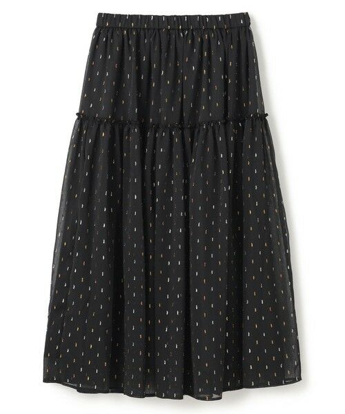 UNFILO / アンフィーロ ミニ・ひざ丈スカート | ラメリンクルシフォン スカート | 詳細6
