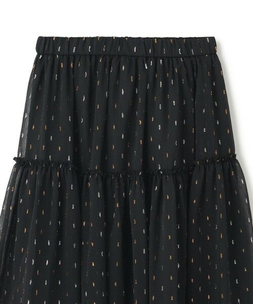 UNFILO / アンフィーロ ミニ・ひざ丈スカート | ラメリンクルシフォン スカート | 詳細7