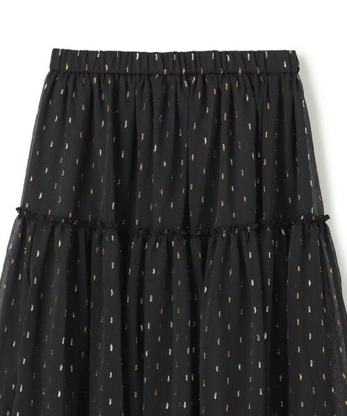 UNFILO / アンフィーロ ミニ・ひざ丈スカート | ラメリンクルシフォン スカート | 詳細8