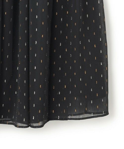 UNFILO / アンフィーロ ミニ・ひざ丈スカート | ラメリンクルシフォン スカート | 詳細9