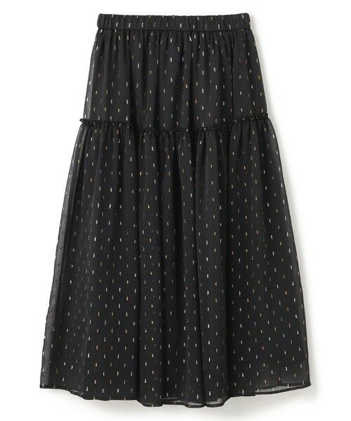 UNFILO / アンフィーロ ミニ・ひざ丈スカート | ラメリンクルシフォン スカート | 詳細5