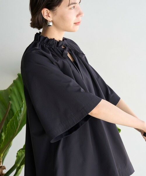 UNFILO / アンフィーロ シャツ・ブラウス | フリルネック ブラウス | 詳細3