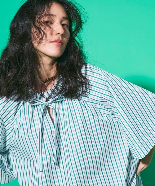 UNFILO / アンフィーロ シャツ・ブラウス | フリルネック ブラウス | 詳細7