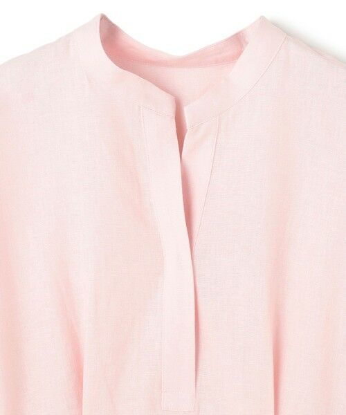 UNFILO / アンフィーロ シャツ・ブラウス | リネンレーヨン タックブラウス | 詳細7