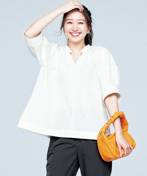 UNFILO / アンフィーロ シャツ・ブラウス | FINE MOVE ランタンブラウス | 詳細2