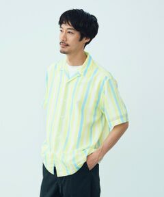 UNFILO / アンフィーロ シャツ・ブラウス | シアーメッシュプリント オープンカラーシャツ【ギフトにもおすすめ】